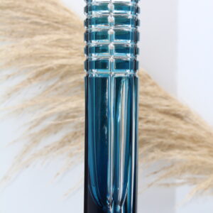 vase soliflore cristal bleu