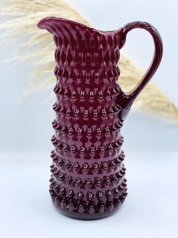 carafe vase cristal ruby
